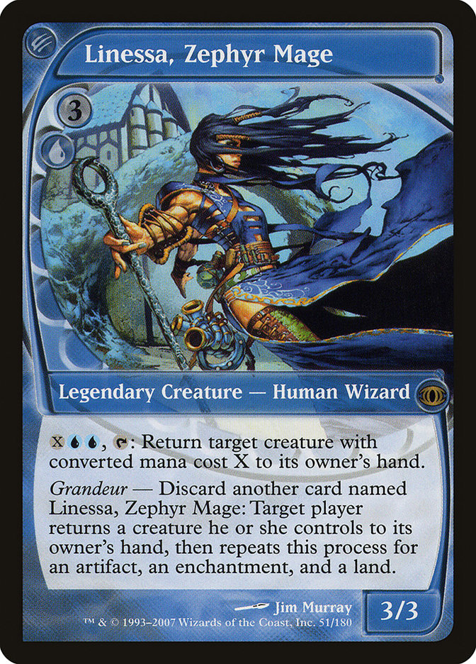 Linessa, Zephyr Mage - Foil